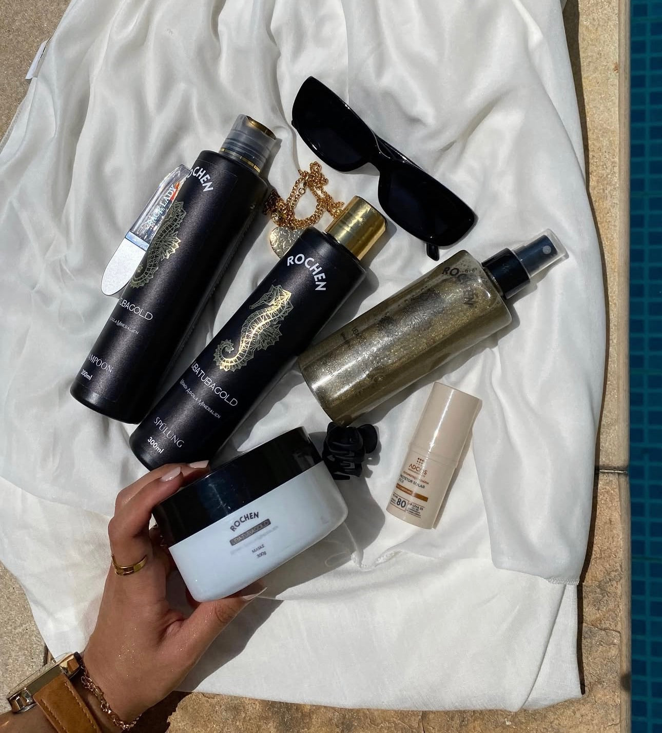 Kit Shampoo e Condicionador Defesa Solar Ubatuba Gold