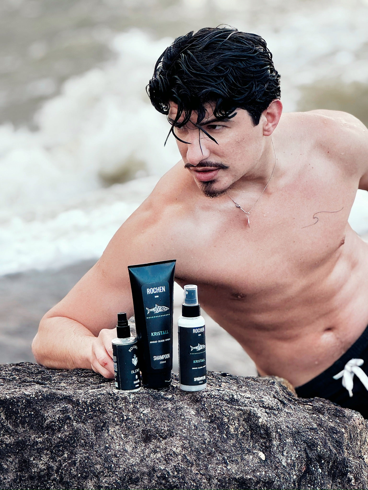 Shampoo Masculino Antioleosidade Kristall Mann